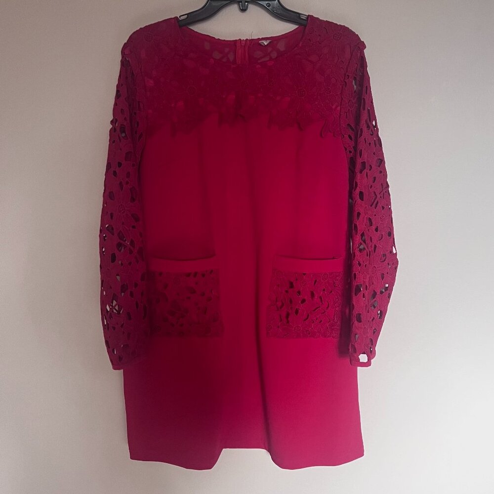 Lace Sleeve Shift Dress Size 3XL
